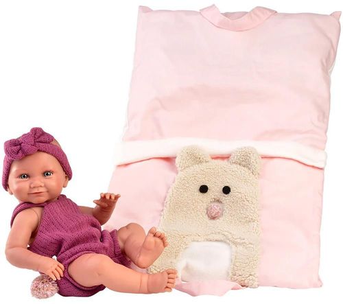 cumpără Păpușă Llorens 73812 Nica Recien Nacida Saquito Cambiador 40см în Chișinău 