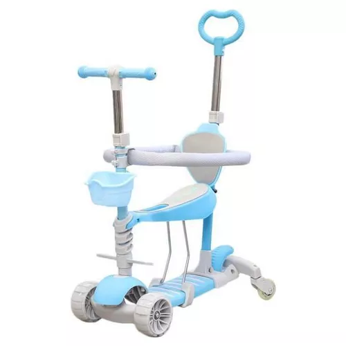 купить Самокат New World HBC010 Trotineta pentru copii 5in1, albastru, 61612 в Кишинёве 