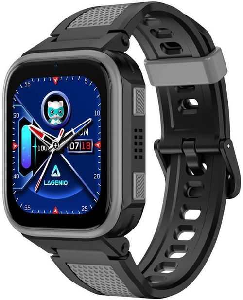 купить Детские умные часы Lagenio LGKSWK10BK, 4G, with AI, K10, Black в Кишинёве 