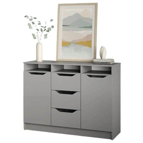 купить Комод MebelStar 1200 LILU 121x40x89 Grey (MBS-1335) в Кишинёве 