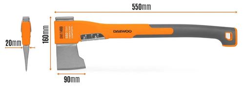 cumpără Topor Daewoo DWX1400 1400гр, 550mm (ручка стекловолокно) în Chișinău 