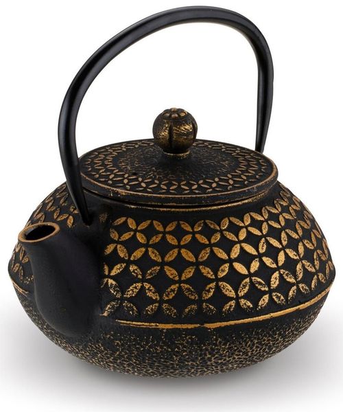 купить Чайник заварочный Konighoffer Hanako 0.8L Gold/Black в Кишинёве 