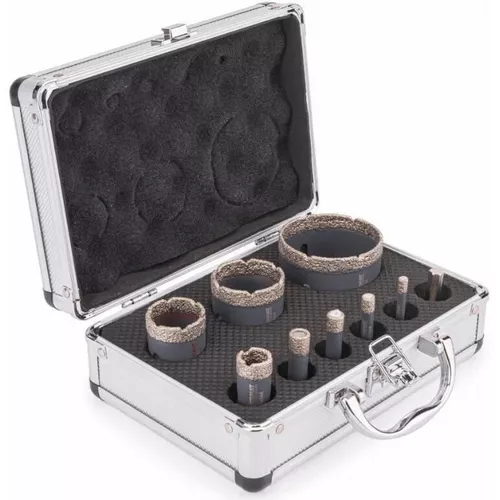 купить Набор головок, бит, насадок Powermat PM-ZOD-9T carote diamantate в Кишинёве 