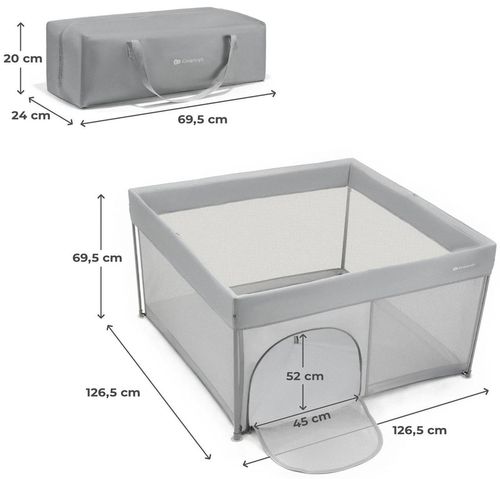 cumpără Țarc KinderKraft Ziki Grey KLZIKI00GRY0000 în Chișinău 