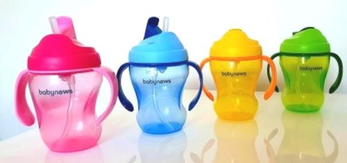 купить Поильник BabyOno 9344 Cana cu sistem anti-varsare cu tub pe blister Babynews в Кишинёве 