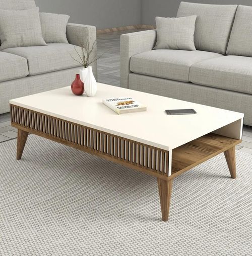 cumpără Măsuţă cafea Trendy Milano, Nuc, Crem în Chișinău 