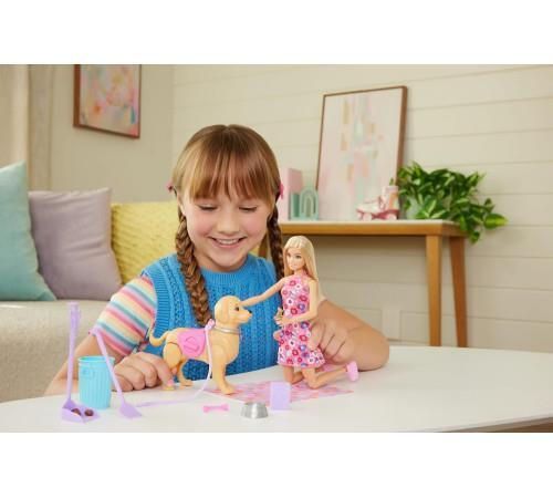 купить Кукла Barbie JJB46 Plimbarea cu cățelușul в Кишинёве 
