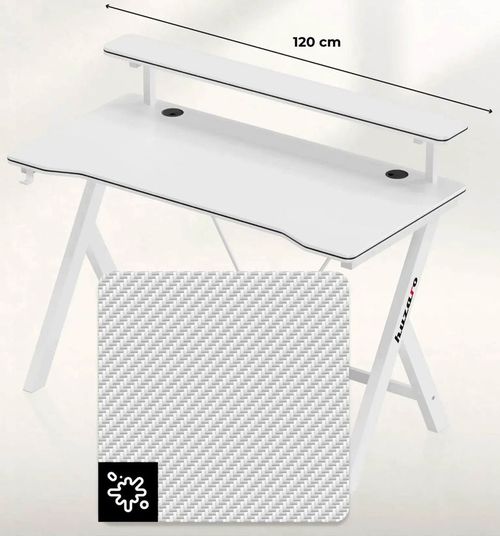 cumpără Masă pentru calculator Huzaro Hero 1.9 white în Chișinău 