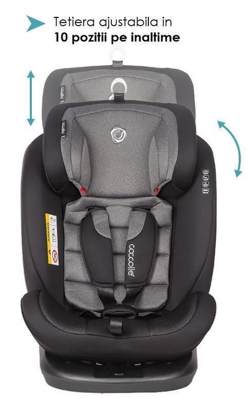 cumpără Scaun auto Coccolle rotativ 0-36 kg C Nova Diamond Black 322085060 în Chișinău 