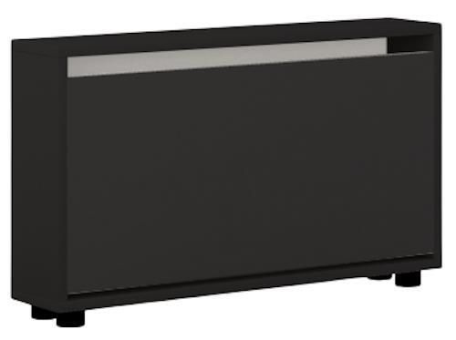 купить Полка для обуви Mobildor-Lux Leo Slim 50x16x47H cm Anthracite в Кишинёве 