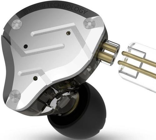 купить Наушники проводные miscellaneous KZ Acoustics ZS10 PRO Silver-Black в Кишинёве 