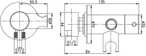 купить Смеситель для биде Fiore 35 Ru 0013 в Кишинёве 