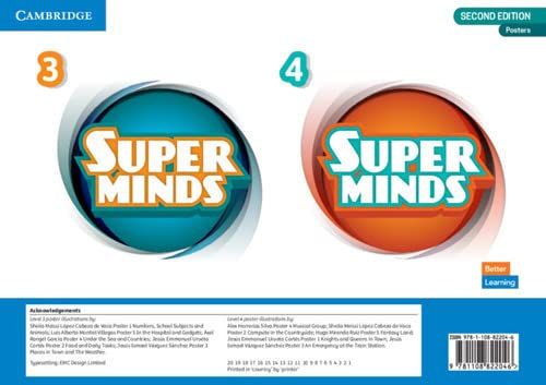 cumpără Super Minds 2nd ed	Level 3 - 4	Posters în Chișinău 