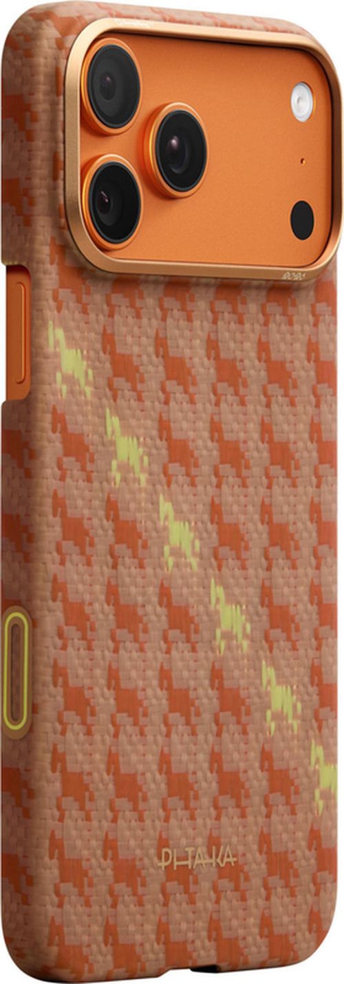 cumpără Husă pentru smartphone Pitaka Iphone 17 Pro Max Happines Rides Edge (Amber) (HR1701PM) în Chișinău 