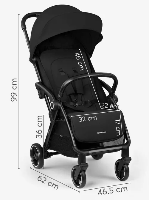 купить Детская коляска Kikka Boo 31001030152 Ciela Black в Кишинёве 