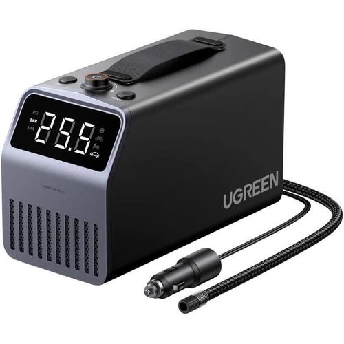 купить Портативный компрессор для авто Ugreen 35976 Tire Inflator Pro, 4500 mAh Battery, 150 PSI, ET723, Black в Кишинёве 
