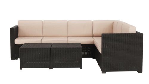 купить Набор садовой мебели Mobhaus Roden (Brown/Beige) в Кишинёве 