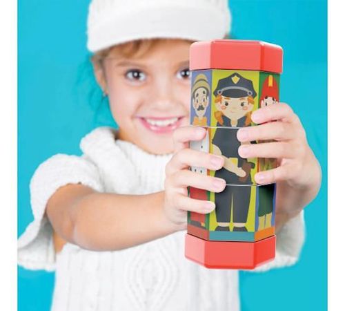 купить Головоломка Quercetti 2583 Tubo' Mix&Match Characters в Кишинёве 