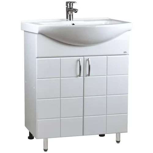 cumpără Dulap pentru lavoar Mashtab 11603 Domino cu 2 usi 50cm Alb în Chișinău 