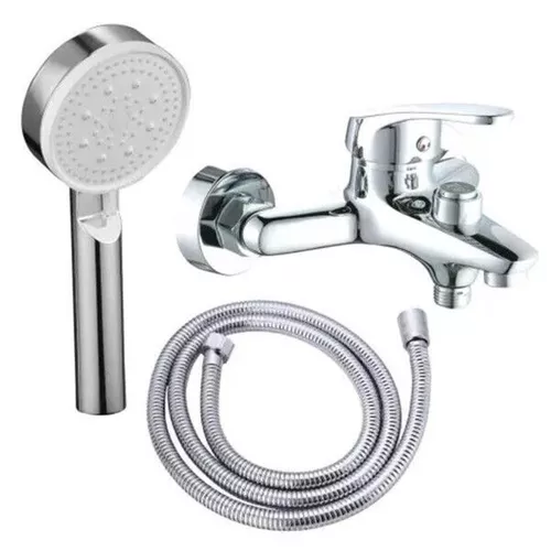 cumpără Baterie pentru cadă Hydro S Aquafix - 156, crom, cu para si furtun în Chișinău 