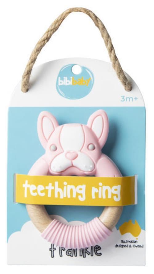 cumpără Iinel dentiție Bibipals Teething Ring Koala, Pink and White în Chișinău 