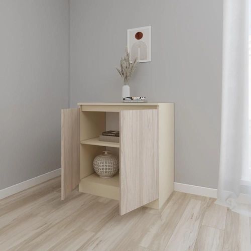 купить Комод Smartex (16440) Т8 100cm Ivory+Stejar Deschis в Кишинёве 