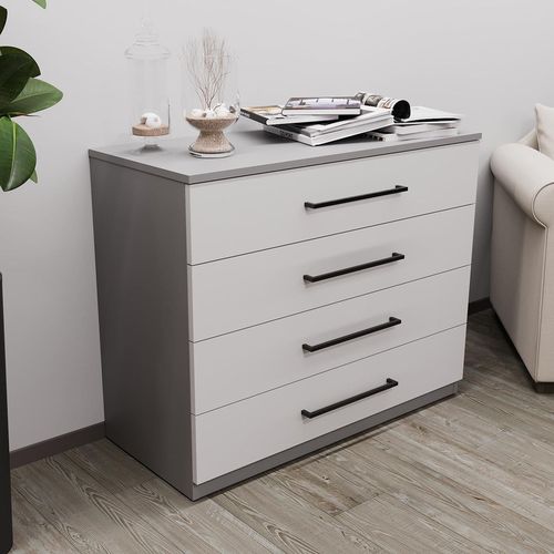 cumpără Comodă Bayro Serenity 1000x810x450 серый асфальт фасад серый în Chișinău 