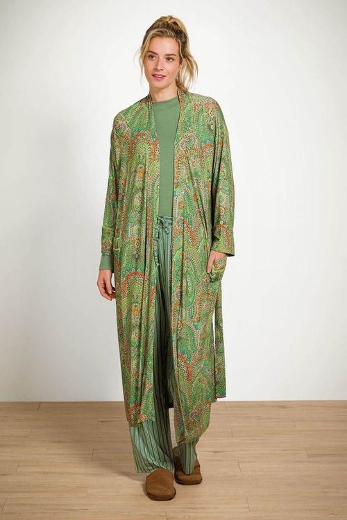 купить Домашний текстиль Pip Studio 51.510.899 Noa Kimono Jabali Green XS Green в Кишинёве 