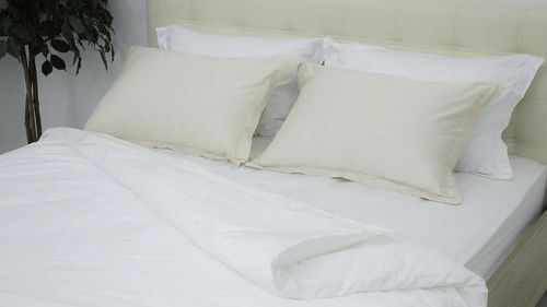 cumpără Textile de casă Askona Постельное белье Home EUR белый снег în Chișinău 