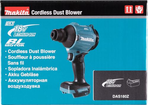 купить Пневмопистолет Makita DAS180Z Pistol suflat aer 2.8N 10.3KPA LXT 18V (fara acumulatori) в Кишинёве 