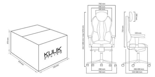 купить Офисное кресло Kulik System Grand Beige Eco в Кишинёве 