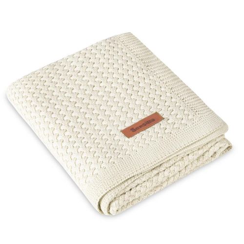 cumpără Lenjerie de pat pentru copii Sensillo 43481 Плед Grido 80x100 Warm Beige în Chișinău 