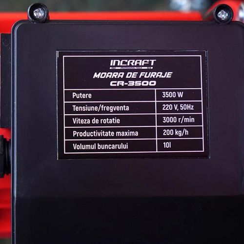 cumpără Moare și tocători de furaje Incraft CR-3500 Moara de furaje 3500W (MSD-023683) în Chișinău 