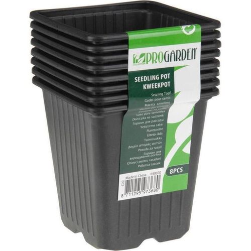купить Цветочный горшок ProGarden 53672 Set recipiente p/u rasaduri 8buc 9.5X9.5X10cm в Кишинёве 