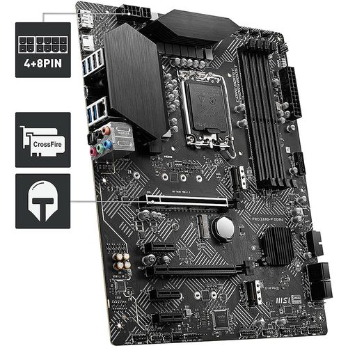 cumpără Placa de baza MSI PRO Z690-P DDR4 Intel Z690, LGA1700, Dual DDR4 5000+MHz, 1xPCI-E 5.0 x16, 1xPCI-E 3.0 x16, AMD CrossFire, DP/HDMI, USB3.2 Type-C, NVMe RAID, SATA RAID, 2 x M.2 slots PCIe 4.0 x4, Intel Optane, SB 8-Ch., 2.5Gb Ethernet în Chișinău 