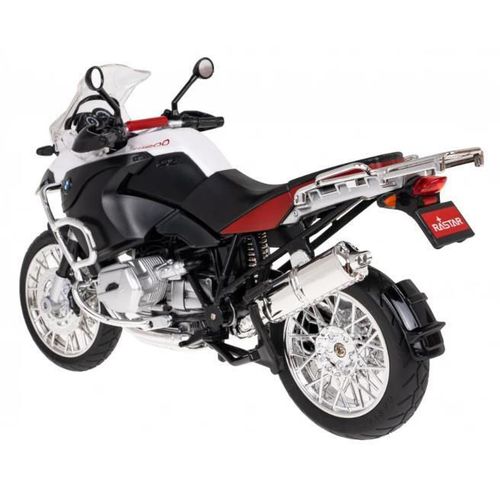 cumpără Mașină Rastar 42000 Motocicleta Die cast 1:9 BMW R1200GS, alb, 1927D în Chișinău 