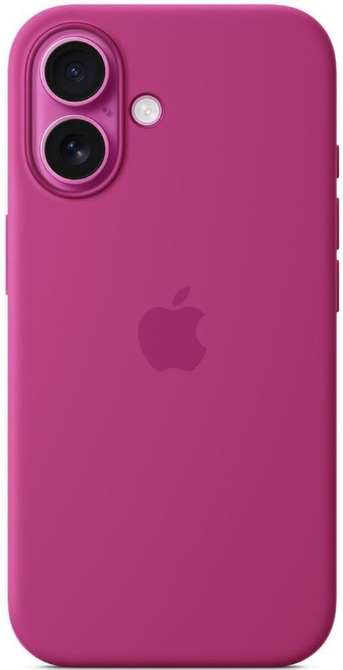 cumpără Husă pentru smartphone Apple iPhone 16 Silicone Case with MagSafe Fuchsia MYY53 în Chișinău 