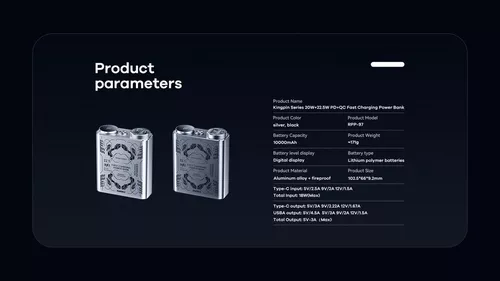 cumpără Acumulator extern USB (Powerbank) Remax RPP-97 10KmAh PD+QC 20W+22,5W Silver în Chișinău 