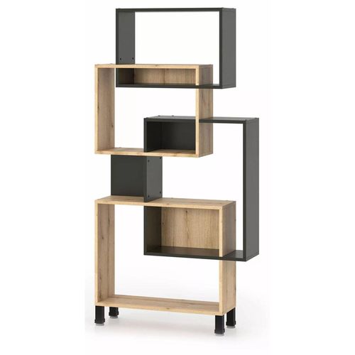 купить Офисный стеллаж Fabrik Home Josse антрацит\ дуб эвок в Кишинёве 