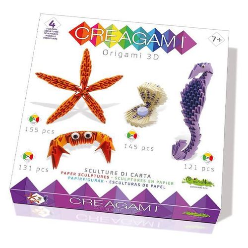 купить Набор для творчества miscellaneous 736 CREAGAMI Origami modular Set vietati marine, 4 figurine в Кишинёве 