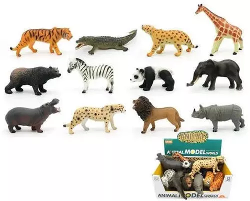 купить Игрушка Richi (50276) Set animale safari 12buc. в Кишинёве 