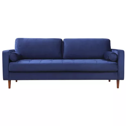 cumpără Canapea Trendy Roma Albastru Marin, 90x70x215cm (3 locuri) în Chișinău 