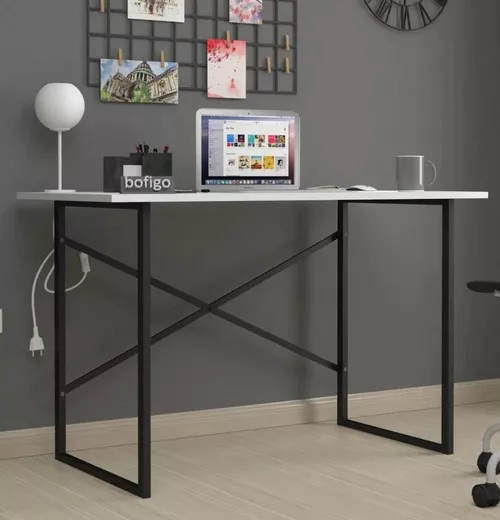 cumpără Masă de birou Nex Home Metal, 120x60 cm, Alb (20-05-01) în Chișinău 