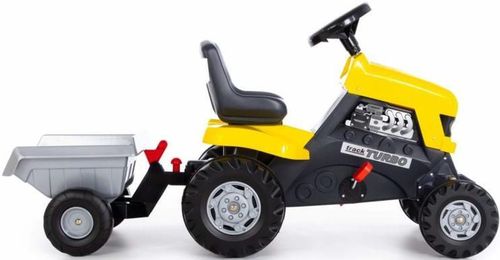купить Транспорт для детей Полесье ET 2 89328 Tractor Turbo cu pedale si remorca в Кишинёве 