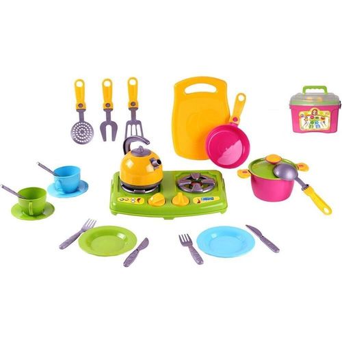 купить Игрушечная кухня и посуда Technok Toys 2407 Jucarie Set vesela N8 в Кишинёве 