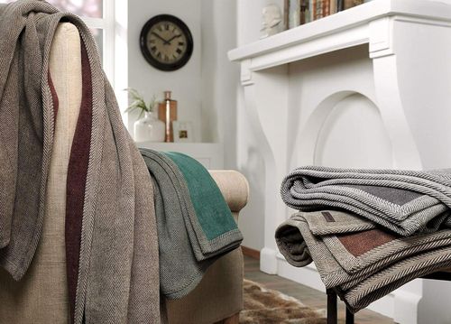 cumpără Cuvertură Ibena 2020/700 Jacquard Decke Aberdeen 150x200 în Chișinău 