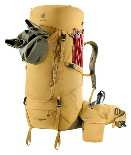купить Туристический рюкзак Deuter Aircontact Core 50+10 savanna-nori (3350326 6216 0) в Кишинёве 