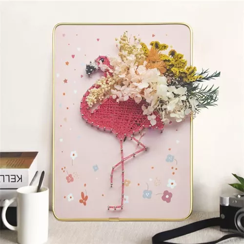 cumpără Set de creație miscellaneous DHBCE28064 Set String Art HiStone 21x30 Flamingo. Be happy în Chișinău 