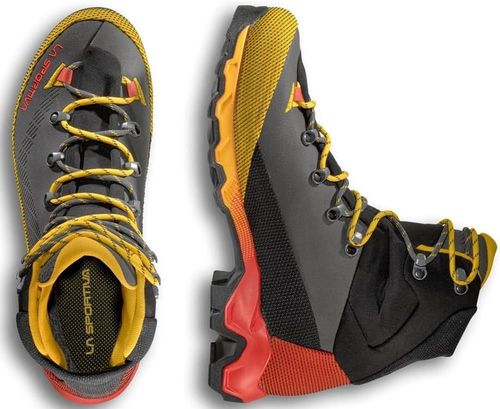 cumpără Încălțăminte sportivă La Sportiva Aequilibrium Trek GTX carbon/yellow 47 1/2 (ZFHS139G00Y00) în Chișinău 