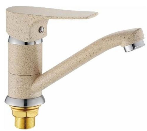 купить Смеситель кухонный Sandy 49181 Ronda cu pipa Clasic, scurta, bej в Кишинёве 